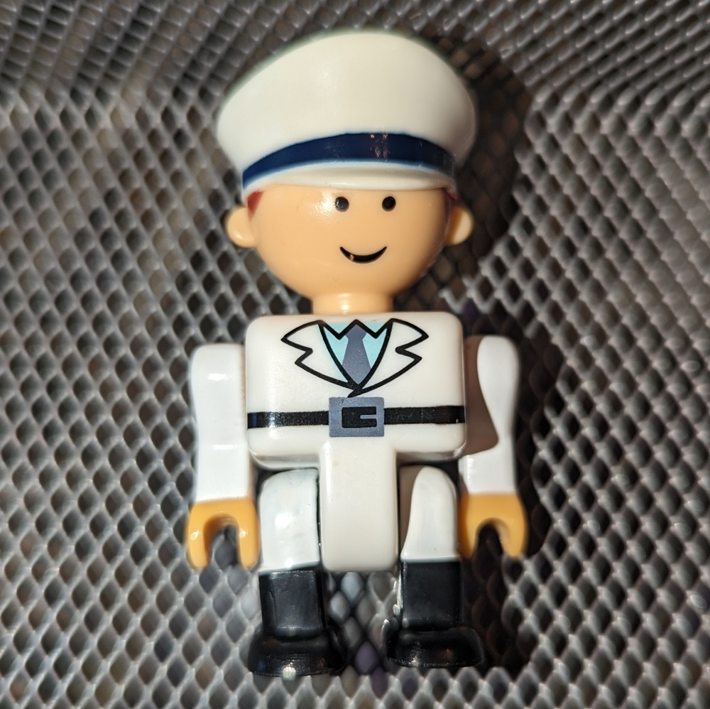 K'Nex Action Figure Toy - Captain Airline Pilot  2.25" Inches